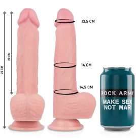 ROCKARMY - IMBRACATURA VIBRATORE IN SILICONE LIQUIDO TELECOMANDO APACHE PREMIUM 20.5 CM -O- 4.62 CM