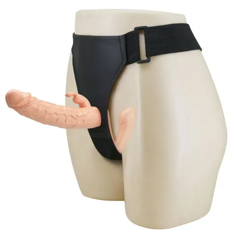 BAILE - CHARLOTTE HOLLOW DOUBLE PENETRATION STRAP-ON FLESH