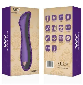 WOMANVIBE - MANDY K PUNKT SILIKON AUFLADBARER VIBRATOR