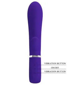 PRETTY LOVE - THOMAS VIBRADOR PUNTO G MULTIFUNCIÓN VIOLETA