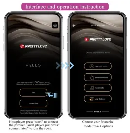 PRETTY LOVE - HECTOR VIBRATORE ELETTROSHOCK APP GRATUITA VIOLA