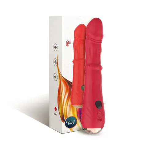 ARMONY - DILDO VIBRATEUR POINT A THERMO-RÉGLABLE ROUGE