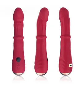 ARMONY - THERMO-ADJUSTABLE POINT A STIMULATOR VIBRATOR DILDO RED