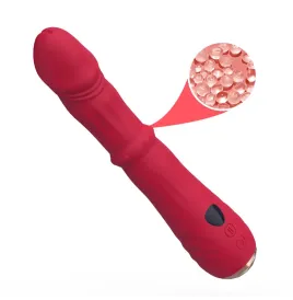 ARMONY - THERMO-ADJUSTABLE POINT A STIMULATOR VIBRATOR DILDO RED