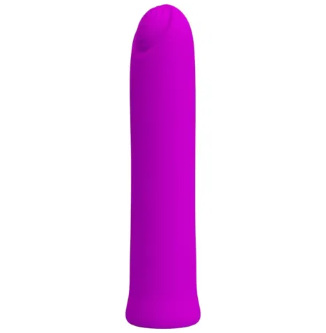 PRETTY LOVE - VIBRATEUR CURTIS MINI SUPER POWER 12 VIBRATIONS EN SILICONE VIOLETTE