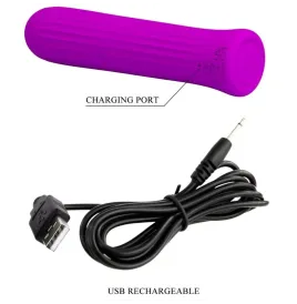 PRETTY LOVE - BLANCHE VIBRATEUR STIMULATEUR ROSE