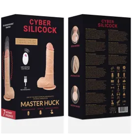 CYBER SILICOCK - FERNBEDIENUNG REALISTISCH MASTER HUCK 20.9 CM -O- 4 CM