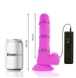 DIVERSIA - DILDO VIBRANTE FLESSIBILE VIOLA 20.5 CM -O- 4.2 CM DIVERSIA - DILDO VIBRANTE FLESSIBILE VIOLA 20.5 CM -O- 4.2 CM