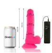 DIVERSIA - DILDO REALÍSTICO FLEXIBLE CON VIBRACIÓN ROSA 20.5 CM -O- 4.2 CM DIVERSIA - DILDO REALÍSTICO FLEXIBLE CON VIBRACIÓN ROSA 20.5 CM -O- 4.2 CM