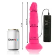 DIVERSIA - DILDO REALÍSTICO FLEXIBLE CON VIBRACIÓN ROSA 23 CM -O- 4.3 CM DIVERSIA - DILDO REALÍSTICO FLEXIBLE CON VIBRACIÓN ROSA 23 CM -O- 4.3 CM