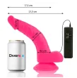 DIVERSIA - DILDO VIBRANT FLEXIBLE ROSE 21.5 CM -O- 4.5 CM DIVERSIA - DILDO VIBRANT FLEXIBLE ROSE 21.5 CM -O- 4.5 CM