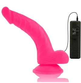 DIVERSIA - DILDO VIBRANT FLEXIBLE ROSE 21.5 CM -O- 4.5 CM