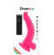 DIVERSIA - DILDO VIBRANTE FLESSIBILE ROSA 21.5 CM -O- 4.5 CM DIVERSIA - DILDO VIBRANTE FLESSIBILE ROSA 21.5 CM -O- 4.5 CM