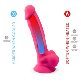 SILEXD - REALISTIC PENIS MODEL 18 PINK VIBRATION REMOTE CONTROL LRS