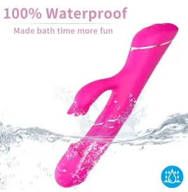 ARMONY - DILDO VIBRATOR RABBIT SILICONE FUCHSIA