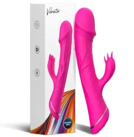 ARMONY - DILDO VIBRATORE CONIGLIO IN SILICONE FUCSIA
