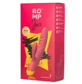 ROMP - JAZZ RECHARGEABLE RABBIT VIBRATOR RED