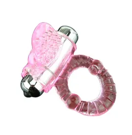 BAILE - SWEET ABS 10 RHYTHMS RING PINK VIBRATOR PENIS RING