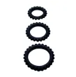 BAILE - TITAN SET 3PCS COCK RING BLACK 2.8 2.4 1.9 CM BAILE - TITAN SET 3PCS COCK RING BLACK 2.8 2.4 1.9 CM