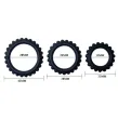 BAILE - TITAN SET 3 PCS COCK RING NOIR 2.8 2.4 1.9 CM BAILE - TITAN SET 3 PCS COCK RING NOIR 2.8 2.4 1.9 CM