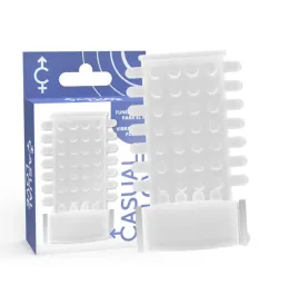 CASUAL LOVE - RING VIBRATING SLEEVE TRANSPARENT
