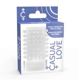 CASUAL LOVE - RING FUNDA PENE VIBRADOR TRANSPARENTE