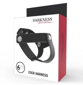 DARKNESS - ANNEAU CUTANÉ POUR PÉNIS ET TESTICULES