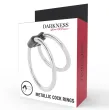 DARKNESS - DOPPELTER PENISRING AUS METALL DARKNESS - DOPPELTER PENISRING AUS METALL
