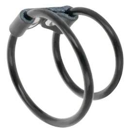 DARKNESS - DOUBLE FLEXIBLE PENIS RING