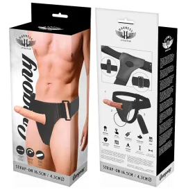 HARNESS ATTRACTION - GREGORY HOLLOW RNES WITH VIBRATOR 16.5 CM -O- 4.3 CM