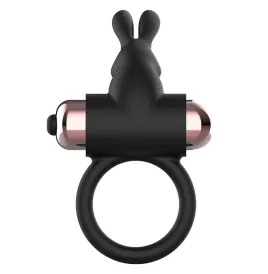 COQUETTE CHIC DESIRE - COCK RING WITH VIBRATOR BLACK- GOLD
