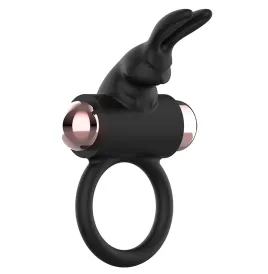 COQUETTE CHIC DESIRE - COCKRING MIT VIBRATOR SCHWARZ- GOLD