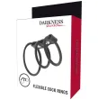 DARKNESS - SET DE 3 ANILLAS PENE FLEXIBLE