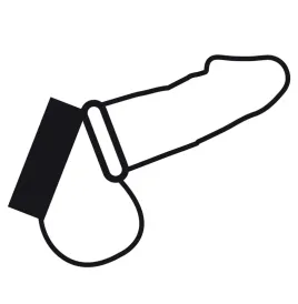 DARKNESS - METAL RING FOR THE PENIS AND TESTICLES