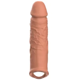 VIRILXL - EXTENSION DE PÉNIS MARRON EN SILICONE LIQUIDE V9