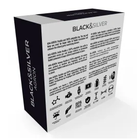 BLACKandSILVER - AGRON COCKRING-UHR MIT FERNBEDIENUNG