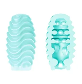 PRETTY LOVE - UOVO MASTURBATORE A DOPPIA FACCIA TURCHESE