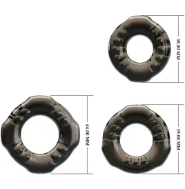 BAILE - COCK RINGS YVONNE SET 3 PENIS RINGS