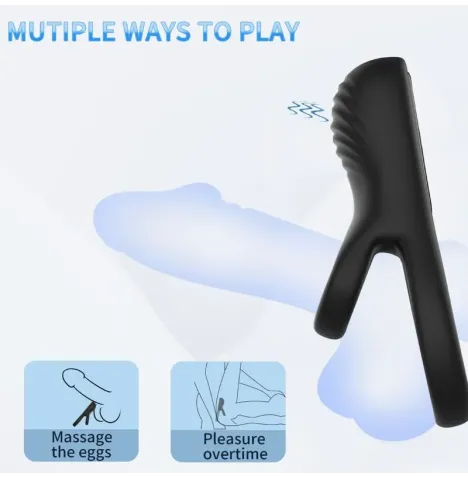 ARMONY - DOUBLE RING VIBRATOR BLACK