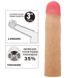 PRETTY LOVE - KYLIAN PENIS EXTENDER COVER FLESH