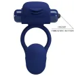 PRETTY LOVE - AJMAL ANNEAU VIBRANT AVEC PLUG BLEU PRETTY LOVE - AJMAL ANNEAU VIBRANT AVEC PLUG BLEU