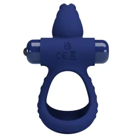 PRETTY LOVE - LUCHITO DOUBLE VIBRATING RING RABBIT BLUE