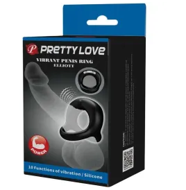 PRETTY LOVE - ELLIOTT ANELLO VIBRANTE NERO