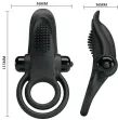 PRETTY LOVE - DOUBLE VIBRATING RING CLITORIS STIMULATOR 10 VIBRATIONS BLACK PRETTY LOVE - DOUBLE VIBRATING RING CLITORIS STIMULATOR 10 VIBRATIONS BLACK