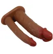 PRETTY LOVE - MANCHON DOUBLE PÉNIS YAIRON AVEC EXTENSION DE 4 CM MULÂTRE PRETTY LOVE - MANCHON DOUBLE PÉNIS YAIRON AVEC EXTENSION DE 4 CM MULÂTRE