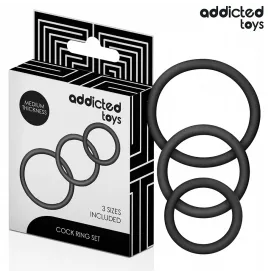 ADDICTED TOYS - SET OF SILICONE RINGS MODEL 2