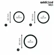 ADDICTED TOYS - SET OF SILICONE RINGS MODEL 2 ADDICTED TOYS - SET OF SILICONE RINGS MODEL 2