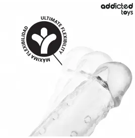 ADDICTED TOYS - TRANSPARENT PENIS EXTENSON SIZE S 23 CM