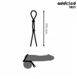 ADDICTED TOYS - CUERDA SILICONA PARA EL PENE DE LAZO DOBLE ADDICTED TOYS - CUERDA SILICONA PARA EL PENE DE LAZO DOBLE