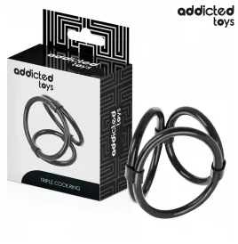 ADDICTED TOYS - TRIPLE PENIS RING